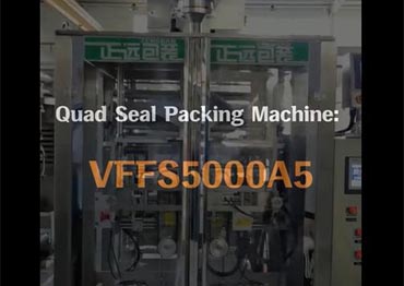 Упаковка Quad Seal Станок: VFFS5000A5 .